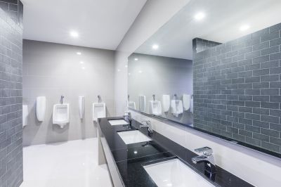 Smart Bathroom with Tech Features